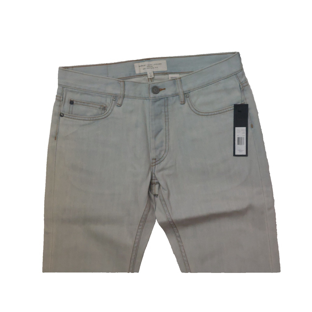 NEW MARC by MARC JACOBS MJ 110 Low Rise Slim Straight Light Indigo Jeans 31x34 - Picture 14 of 16